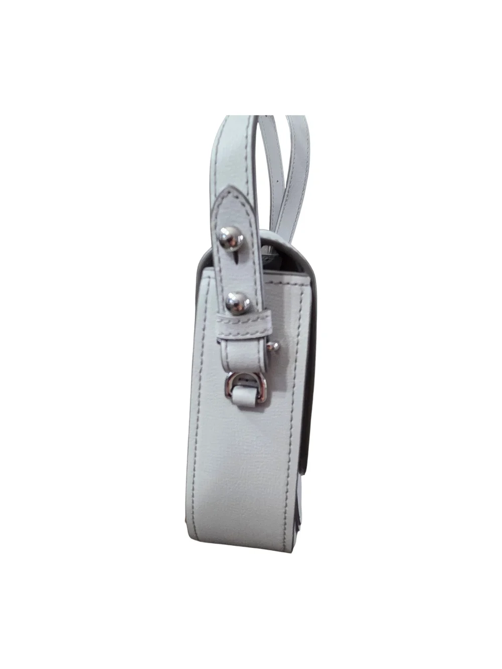 Marc Jacobs Light Gray Leather Crossbody Bag